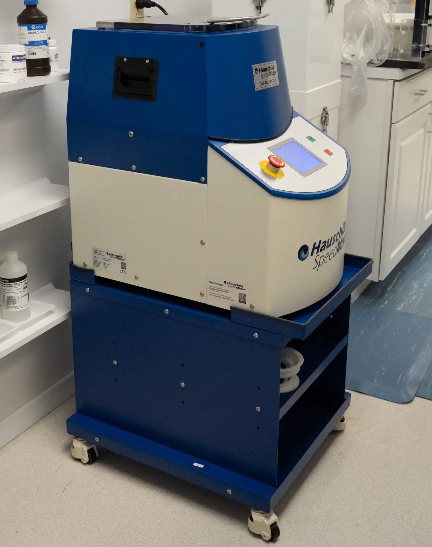 A hauschild speedmixer in a lab